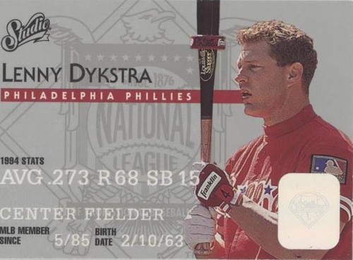 1995 Studio - Lenny Dykstra #44