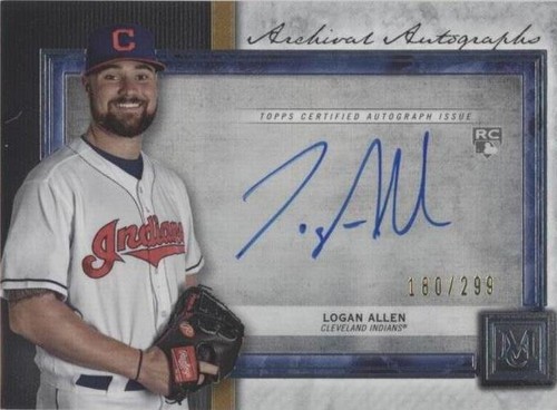 2020 Topps Museum Collection - Logan Allen #AA-LA