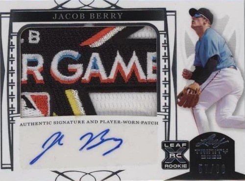 2022 Leaf Trinity - Jacob Berry #PA-JB1
