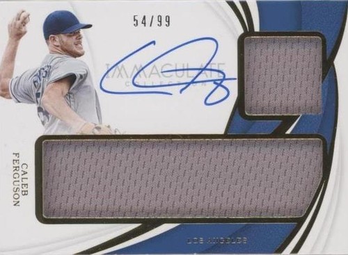 2019 Panini Immaculate Collection - Caleb Ferguson #D-CF