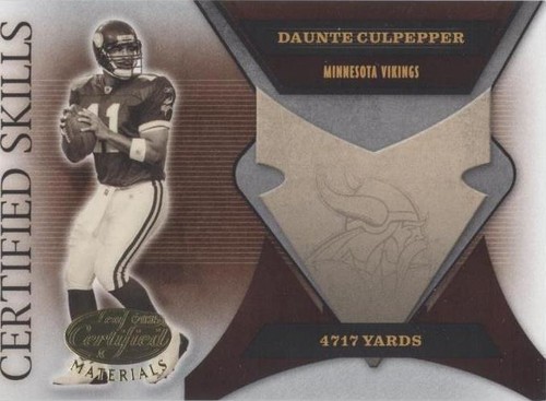 2005 Leaf Certified Materials Daunte Culpepper #CS-1