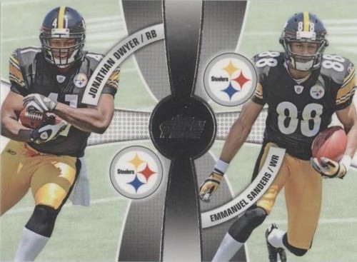 2010 Topps Prime Emmanuel Sanders Jonathan Dwyer #2Q-12