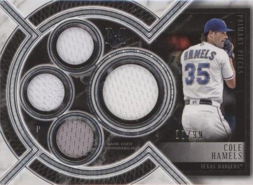 2018 Topps Museum Collection - Cole Hamels #SPQR-CH