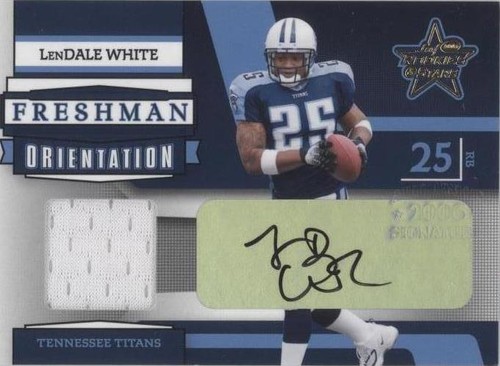 2006 Leaf Rookies & Stars LenDale White #FO-3