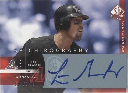 2003 SP Authentic - Luis Gonzalez #GO