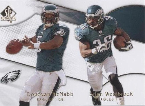 2009 SP Authentic Brian Westbrook Donovan McNabb #134