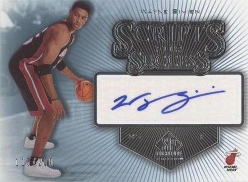 2005-06 SP Signature Edition - Wayne Simien #SS-WS
