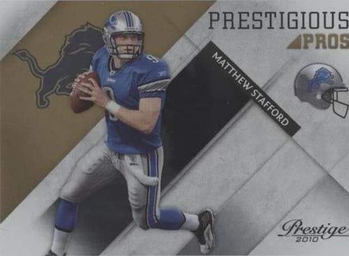 2010 Playoff Prestige Matthew Stafford #36