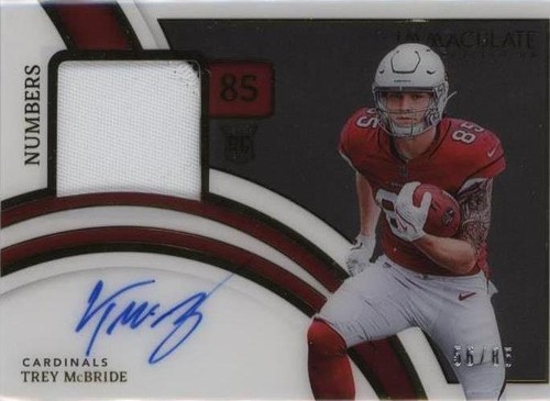 2022 Panini Immaculate Collection Trey McBride #INA-TMB
