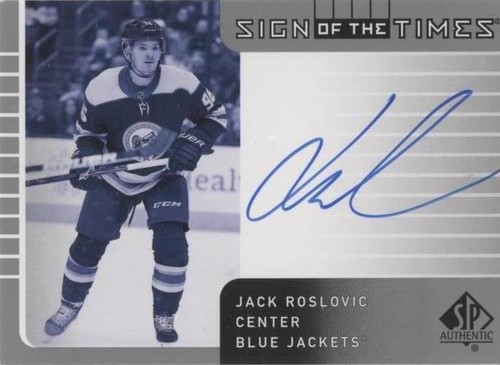 2021-22 SP Authentic - Jack Roslovic #SOTT1-JR
