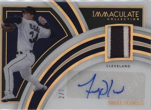 2022 Panini Immaculate Collection - Zach Plesac #CIMS-ZP