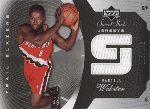 2005-06 Upper Deck Sweet Shot - Martell Webster #SSJ-WE