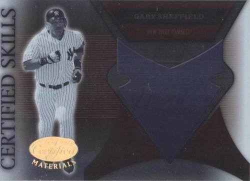 2005 Leaf Certified Materials - Gary Sheffield #CS-9
