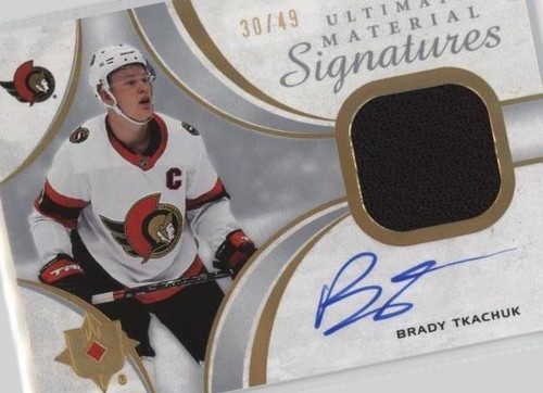 2021-22 Upper Deck Ultimate Collection - Brady Tkachuk #UMS-BT
