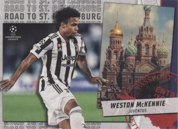 2021-22 Topps UCL Collection Weston McKennie #RSP-08
