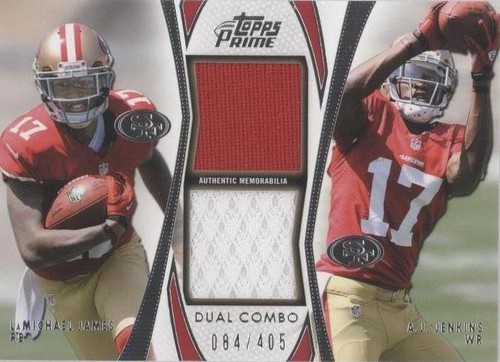 2012 Topps Prime A.J. Jenkins LaMichael James #DCR-JJ
