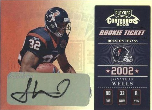 2002 Playoff Contenders Jonathan Wells #138