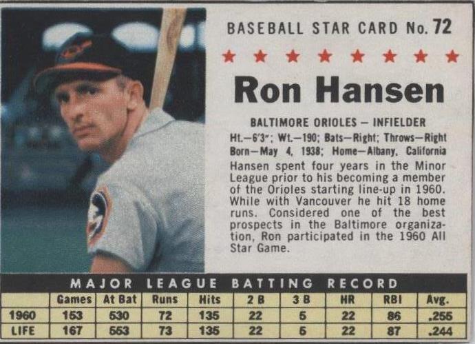 Correo 1961 - Ron Hansen #72