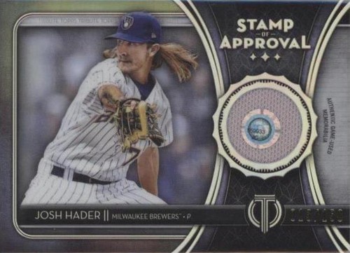 2020 Topps Tribute - Josh Hader #SOA-JH