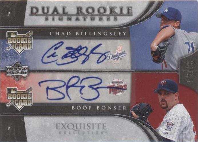 2006 Upper Deck Exquisite Collection - Boof Bonser Chad Billingsley #4