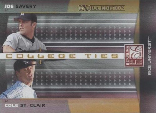 2008 Donruss Elite Extra Edition - Cole St. Clair Joe Savery #CTC-31