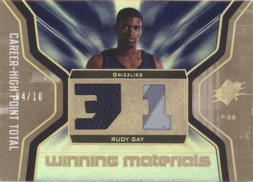2007-08 SPx - Rudy Gay #WMJ-RG