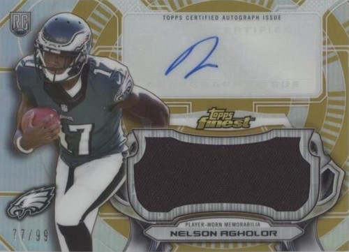 2015 Topps Finest Nelson Agholor #AJRR-NA