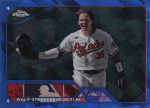 2023 Topps Chrome Update Series Sapphire Edition - Adley Rutschman #USCS7