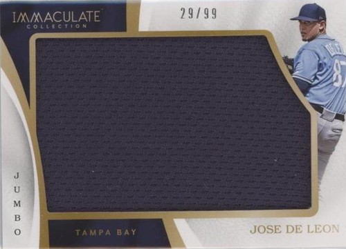 2017 Panini Immaculate Collection - Jose De Leon #IJ-JDL