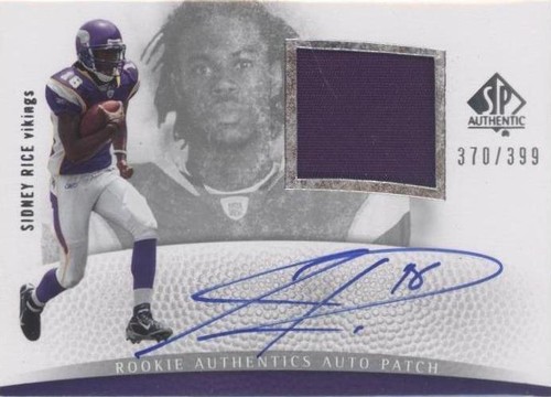 2007 SP Authentic Sidney Rice #295