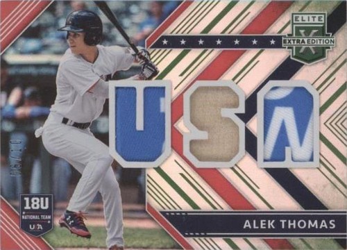 2018 Panini Elite Extra Edition - Alek Thomas #USAM-AT