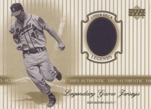2000 Upper Deck Legends - Eddie Mathews #J-EM