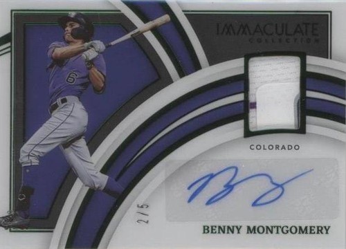 2022 Panini Immaculate Collection - Benny Montgomery #CIMS-BM