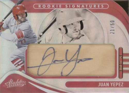 2022 Panini Absolute - Juan Yepez #124