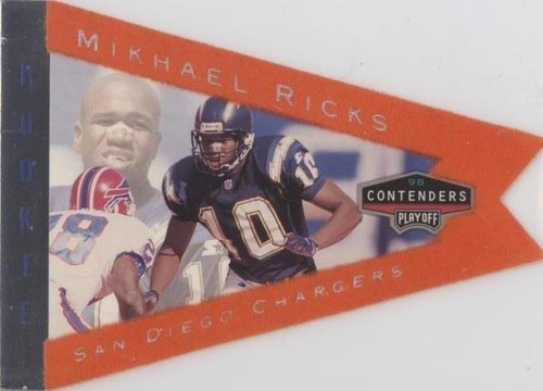 1998 Playoff Contenders Mikhael Ricks #80