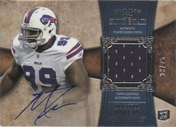 2011 Topps Five Star Marcell Dareus #179