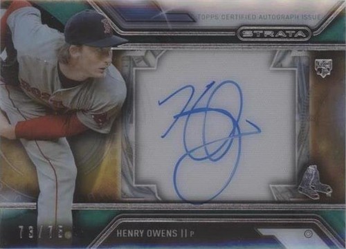 2016 Topps Strata - Henry Owens #SA-HOW