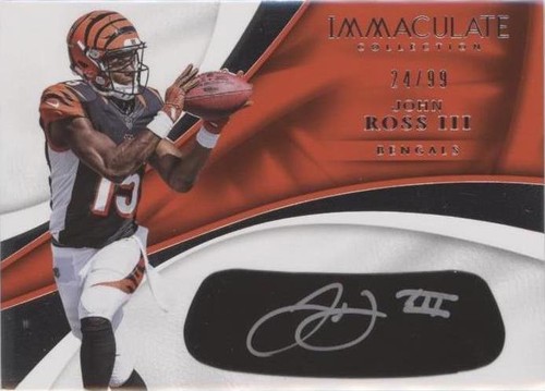 2017 Panini Immaculate Collection John Ross #EB-JR