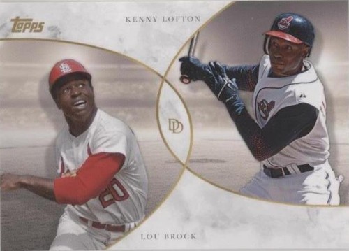2020 Topps On Demand Dynamic Duals - Kenny Lofton Lou Brock #14
