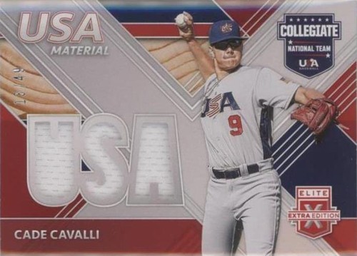 2020 Panini Elite Extra Edition - Cade Cavalli #USAM-CC