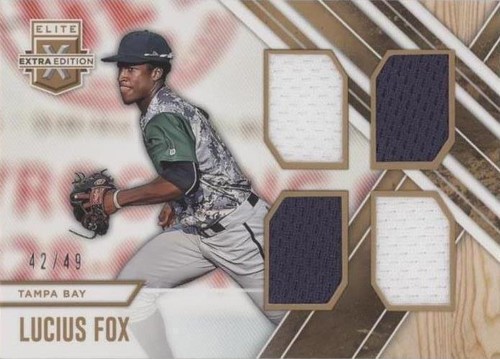 2017 Panini Elite Extra Edition - Lucius Fox #QM-LF