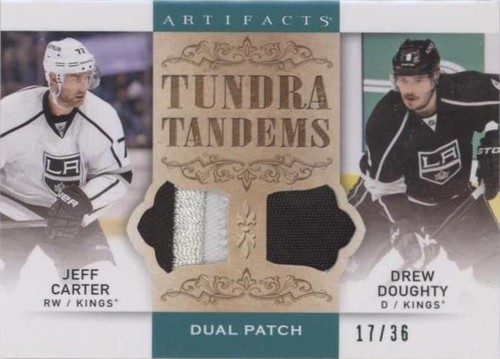 2014-15 Upper Deck Artifacts - Drew Doughty Jeff Carter #TT-CD