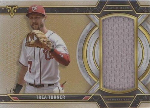 2021 Topps Triple Threads - Trea Turner #SJR-TTU