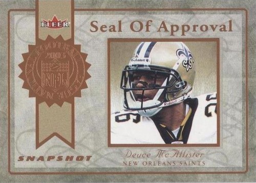 2003 Fleer Snapshot Deuce McAllister #10 SA