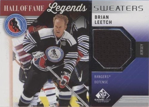 2021-22 Upper Deck SP Game Used - Brian Leetch #HOF-BL