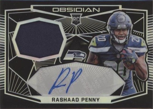 2018 Panini Obsidian Rashaad Penny #RJ-RP