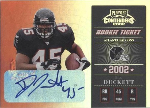 2002 Playoff Contenders T.J. Duckett #173