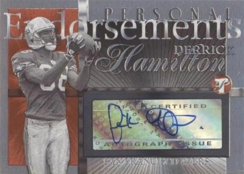 2004 Topps Pristine Derrick Hamilton #PE-DHA
