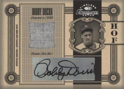 2005 Donruss Timeless Treasures - Bobby Doerr #HOF-12