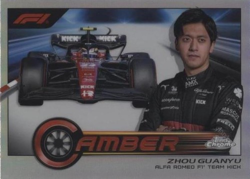 2023 Topps Chrome Formula 1 - Zhou Guanyu #CAM-ZG